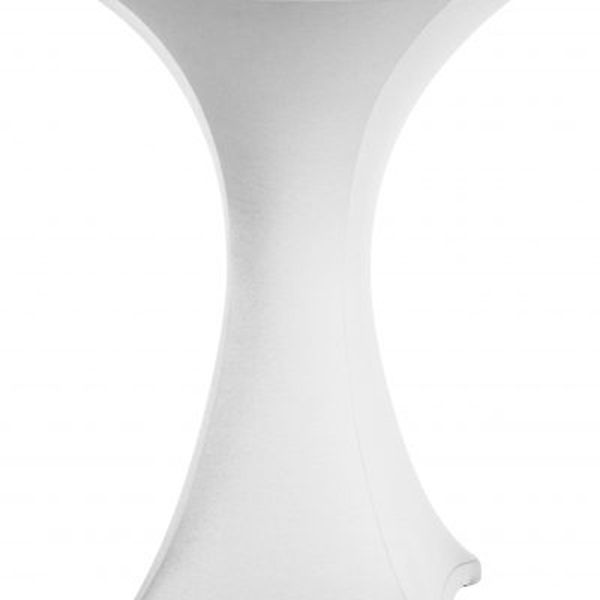 Statafelrok Stretch Wit 80 cm (Exclusief statafel)