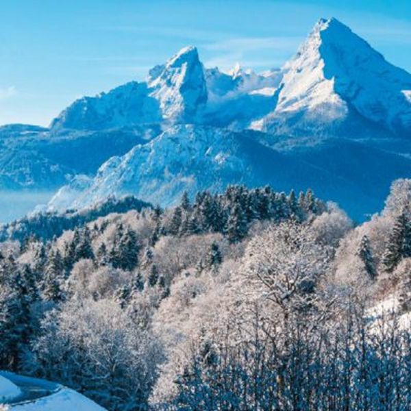 Decordoek Winterlandschap 5