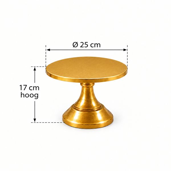 Decoratie Plateau goud Hoog 17 cm Decoratie Plateau goud Hoog 17 cm