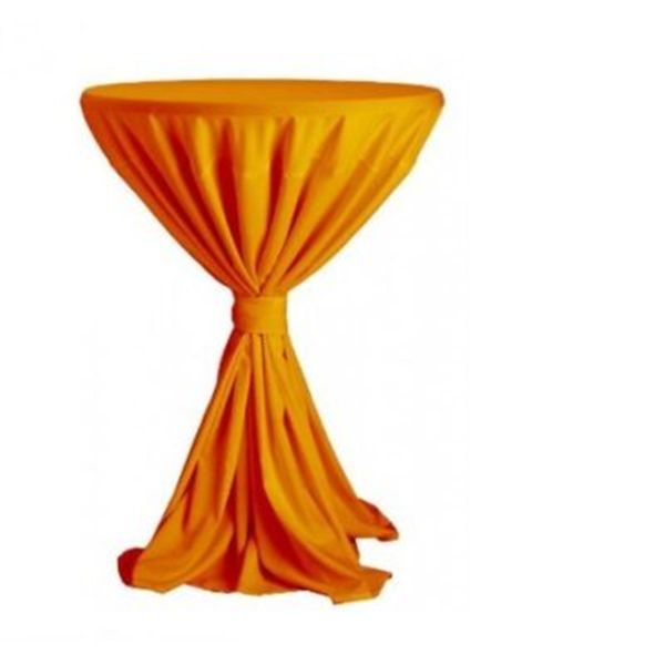 Statafelrok Oranje met strik (Exclusief statafel)