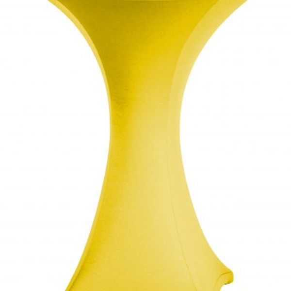 Statafel rok Stretch Geel 80 cm (Exclusief statafel)