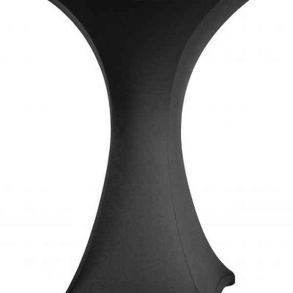 Statafel rok Stretch Zwart 80 cm (Exclusief statafel)