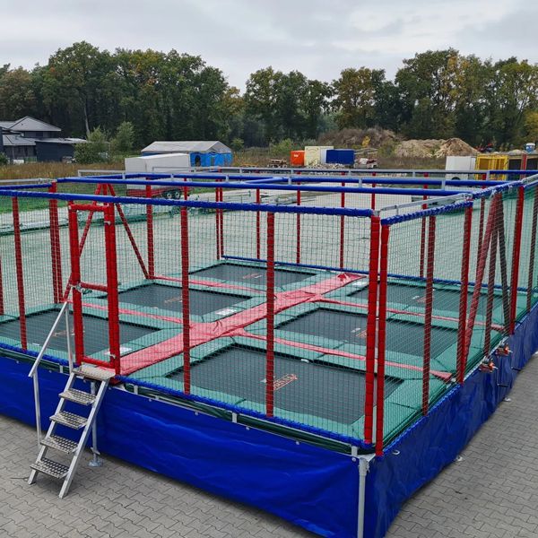 Trampoline speelaanhanger